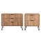 Manhattan Comfort 2-Piece DUMBO Standard 3-Drawer Dresser and DUMBO 2.0 Nightstand in Golden Brown 2-DB02-GB - alternate 6